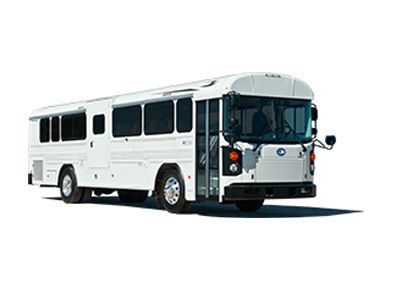 Blue Bird All American Rear Engine White Activity Bus