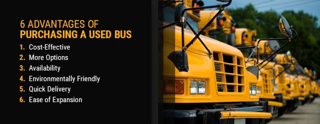 6 Advantages of Purchasing a Used Bus
