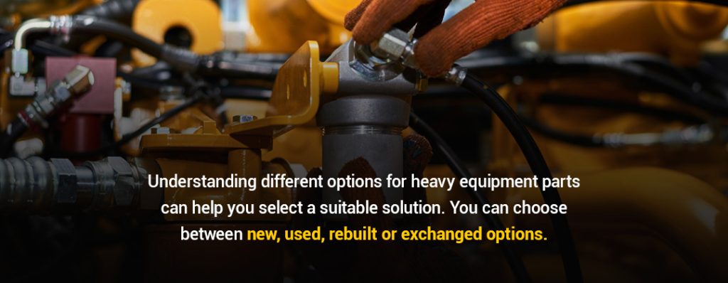 Options for Replacing Equipment Parts